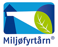 Miljofyrtårn logo